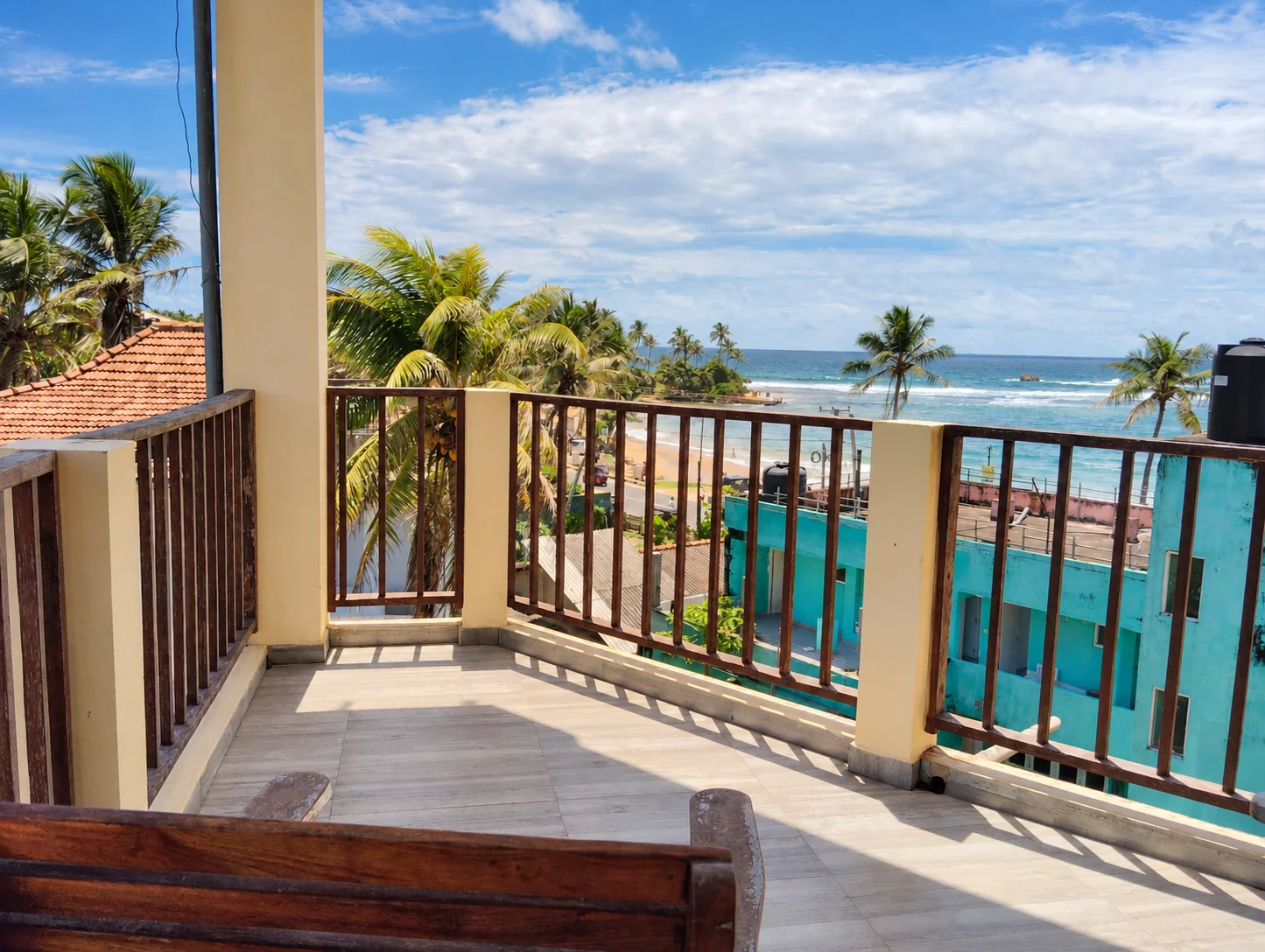 Sea view from a Chaaya Inn balcony