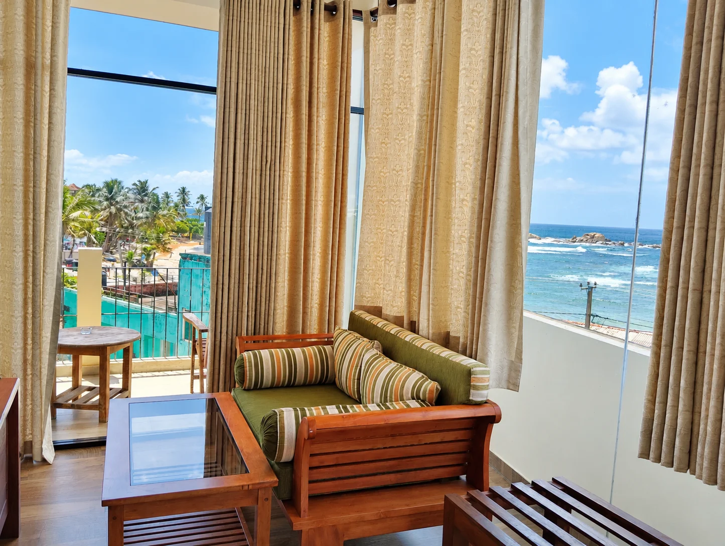 Cozy Seating Area with Stunning Ocean Views